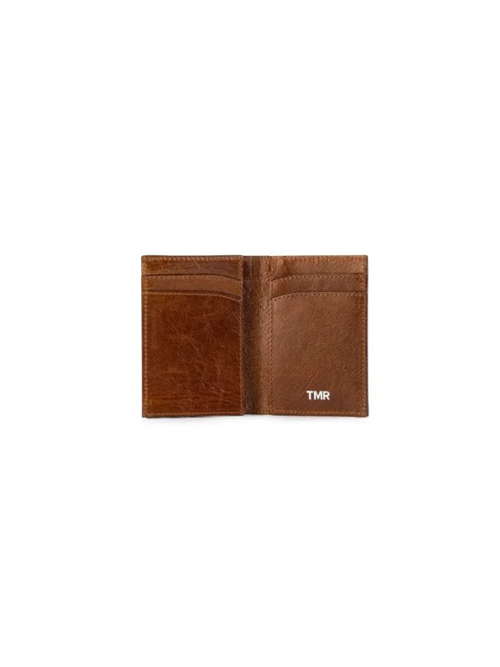 Italian Leather 5 Pocket Credit Card Case- Brown Lebanese Designer